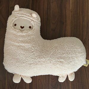 *NEW* CREAM/IVORY Aunt Merry Mokomoko Llama Alpaca Hug Pillow Cushion Doll {SAVY